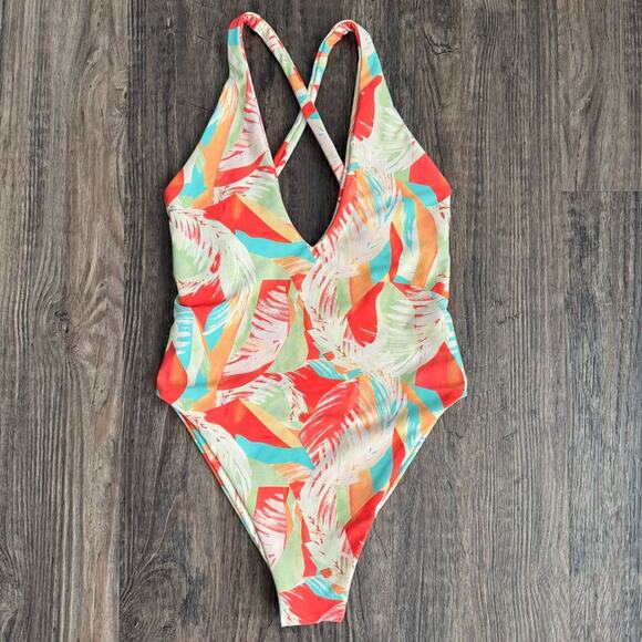 Skatie Zoey One Piece Swimsuit in Sunset Print S - Picture 2 of 8